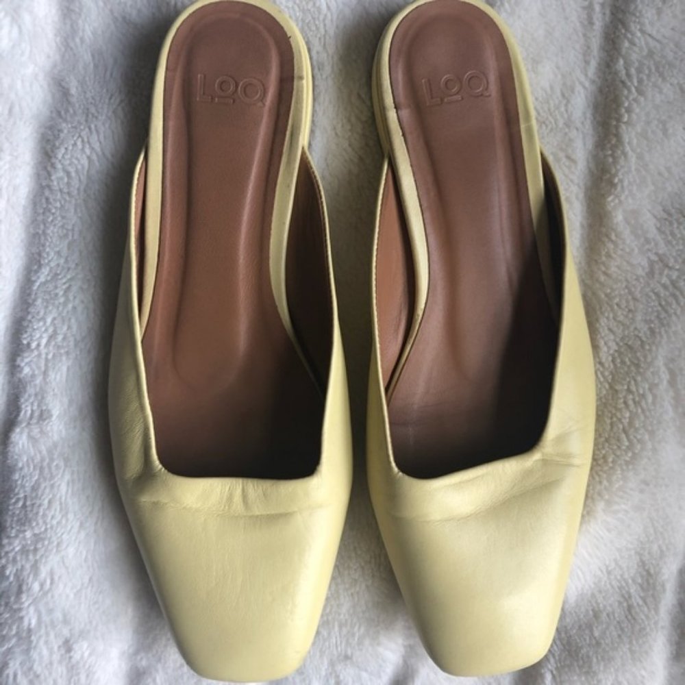 LOQ Lucia Mules in Yellow - Picture 4 of 5